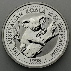 Platinmünze 1/2oz "Koala" verschiedene Jahrgänge diff. (Australien) - Hauptansicht