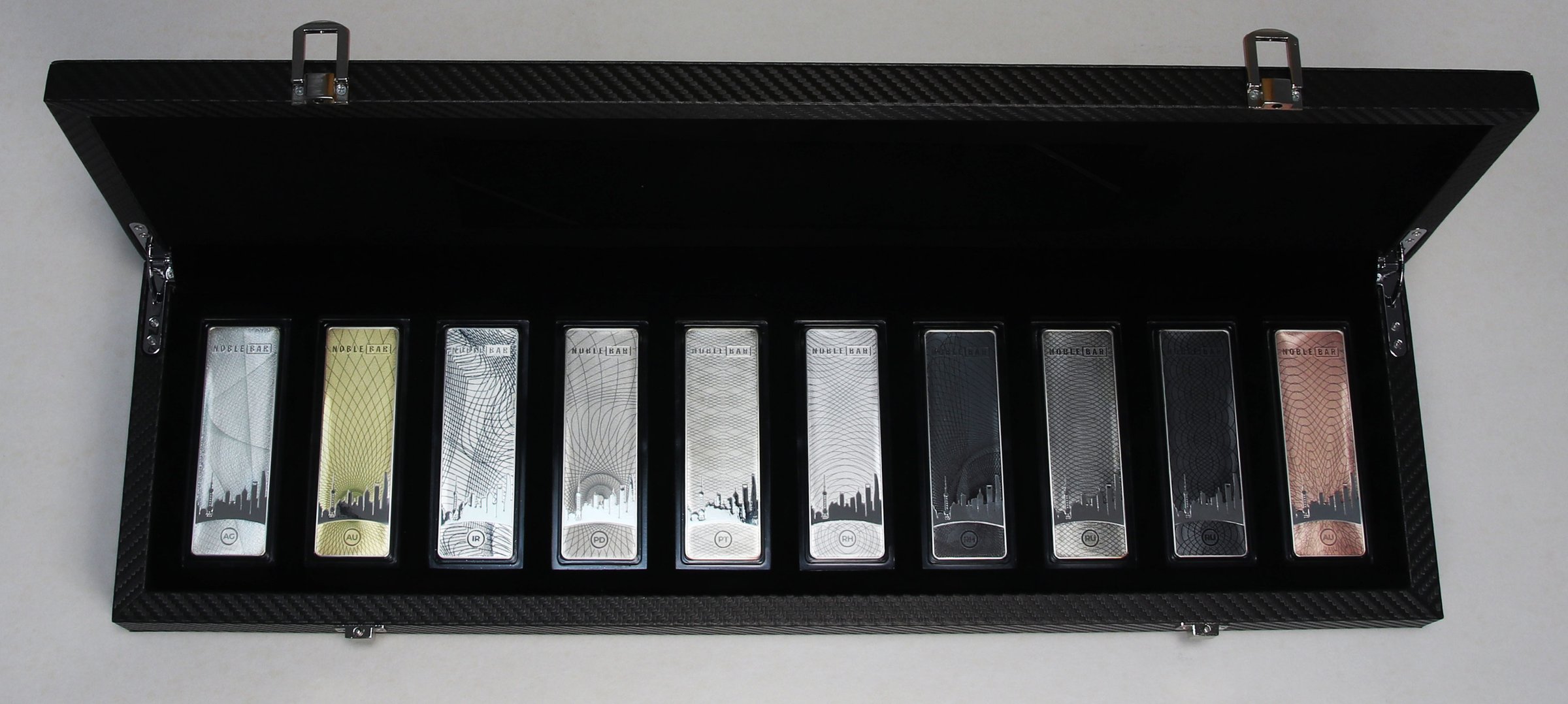 Münzbarren "NOBLE BAR Shanghai Edition" 10x 100g 2020 Set – 10-teilig (Kamerun) - Detailansicht 7