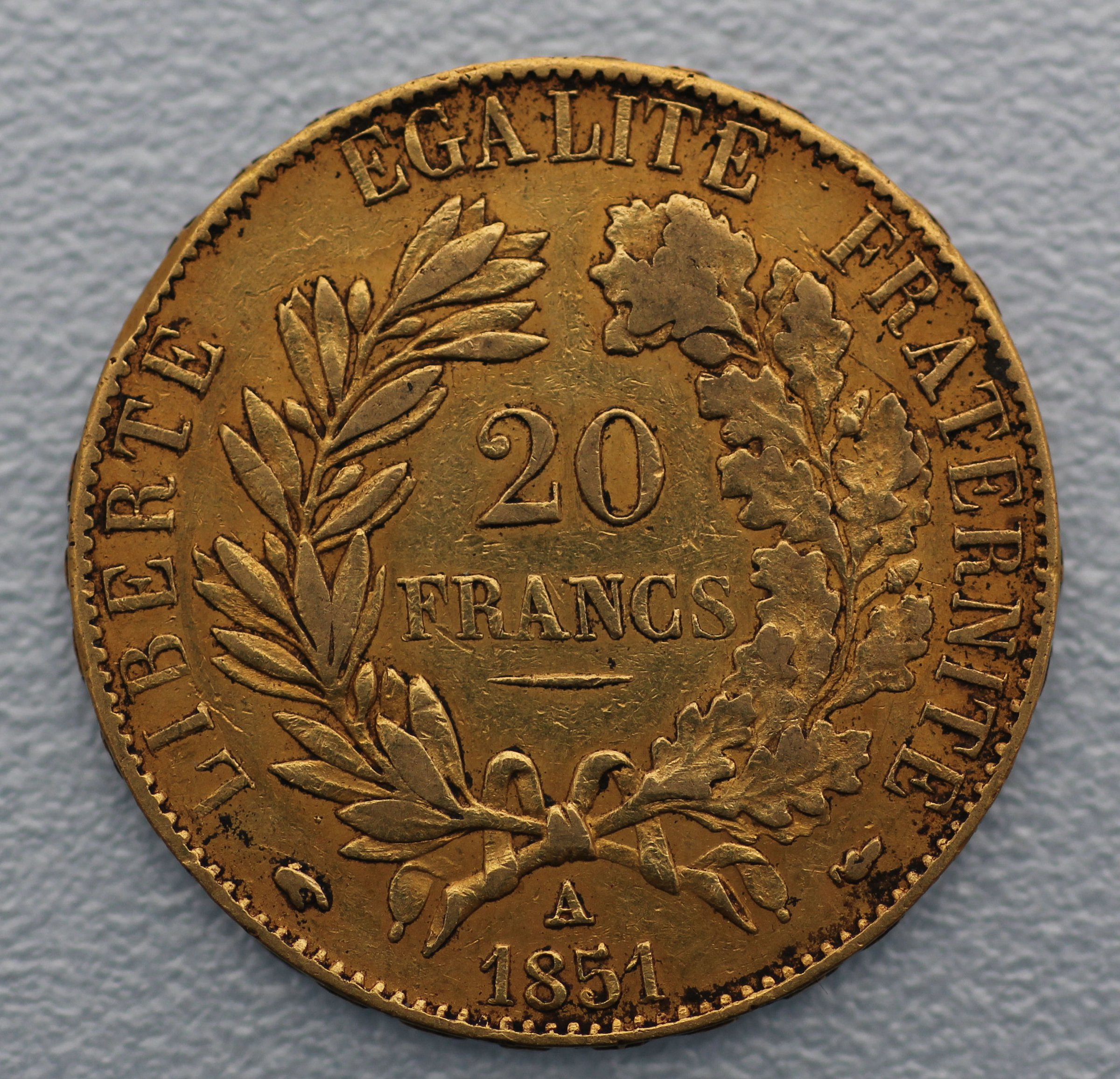 Goldmünze 20 Francs "Ceres" (Frankreich) - Detailansicht 1