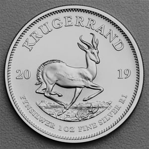 Silbermünze 1oz "Krügerrand" versch. Jahrgänge (Südafrika) diff. - Hauptansicht