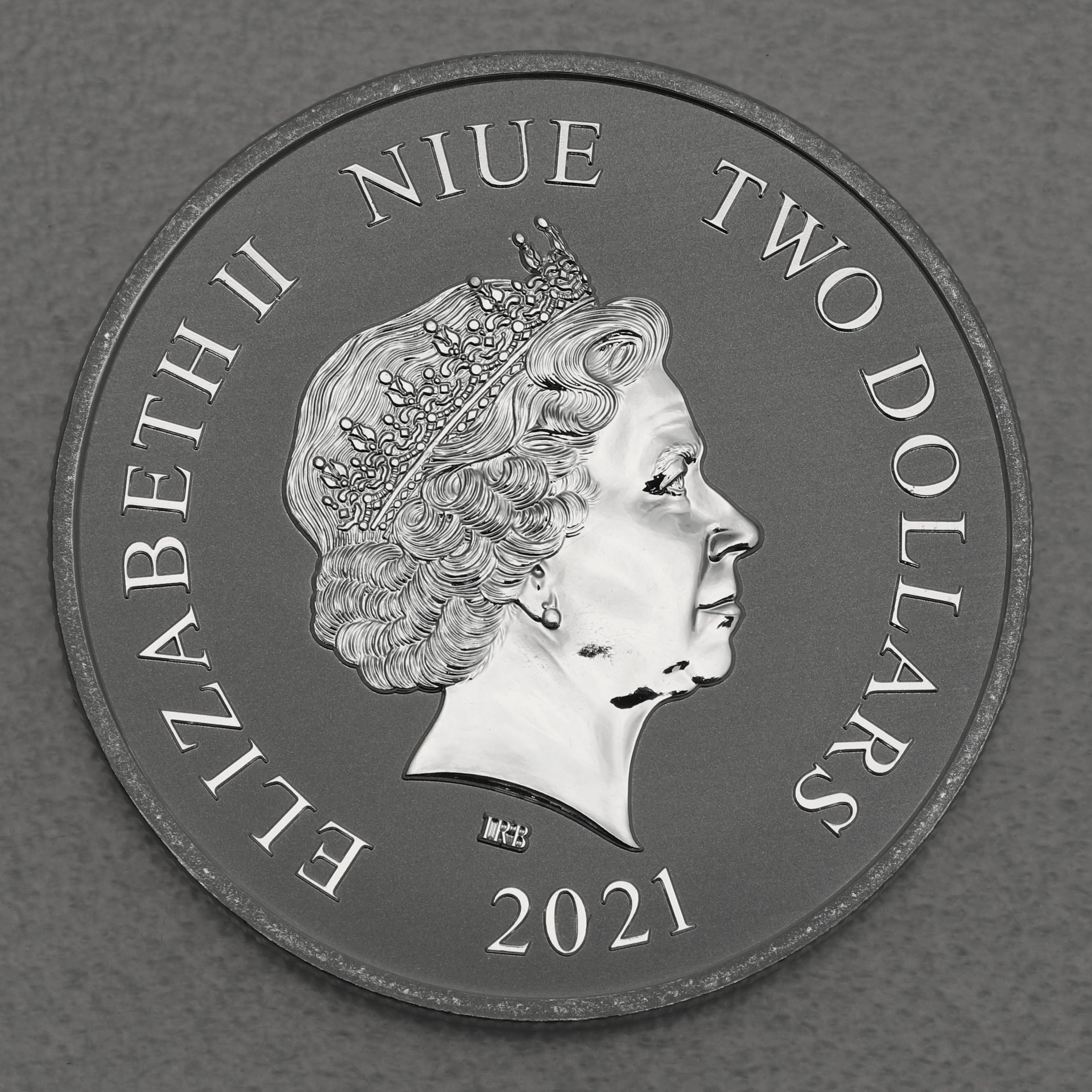 Silbermünze 1oz "Der Eine Ring" 2021 Herr der Ringe (Niue) - Detailansicht 1