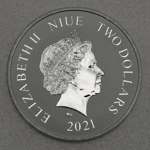 Silbermünze 1oz "Der Eine Ring" 2021 Herr der Ringe (Niue) - Miniaturansicht 2