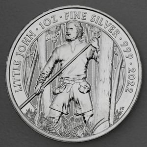 Silbermünze 1oz "Little John" 2022 Myths and Legends (Großbritannien) - Hauptansicht