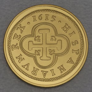 Goldmünze 100 Euro "2 Escudos" 2015 Ceca Madrid 1615 (Spanien) - Miniaturansicht 2