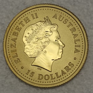 Goldmünze 1/10oz "Känguru" 2002 Australian Nugget (Australien) - Miniaturansicht 2