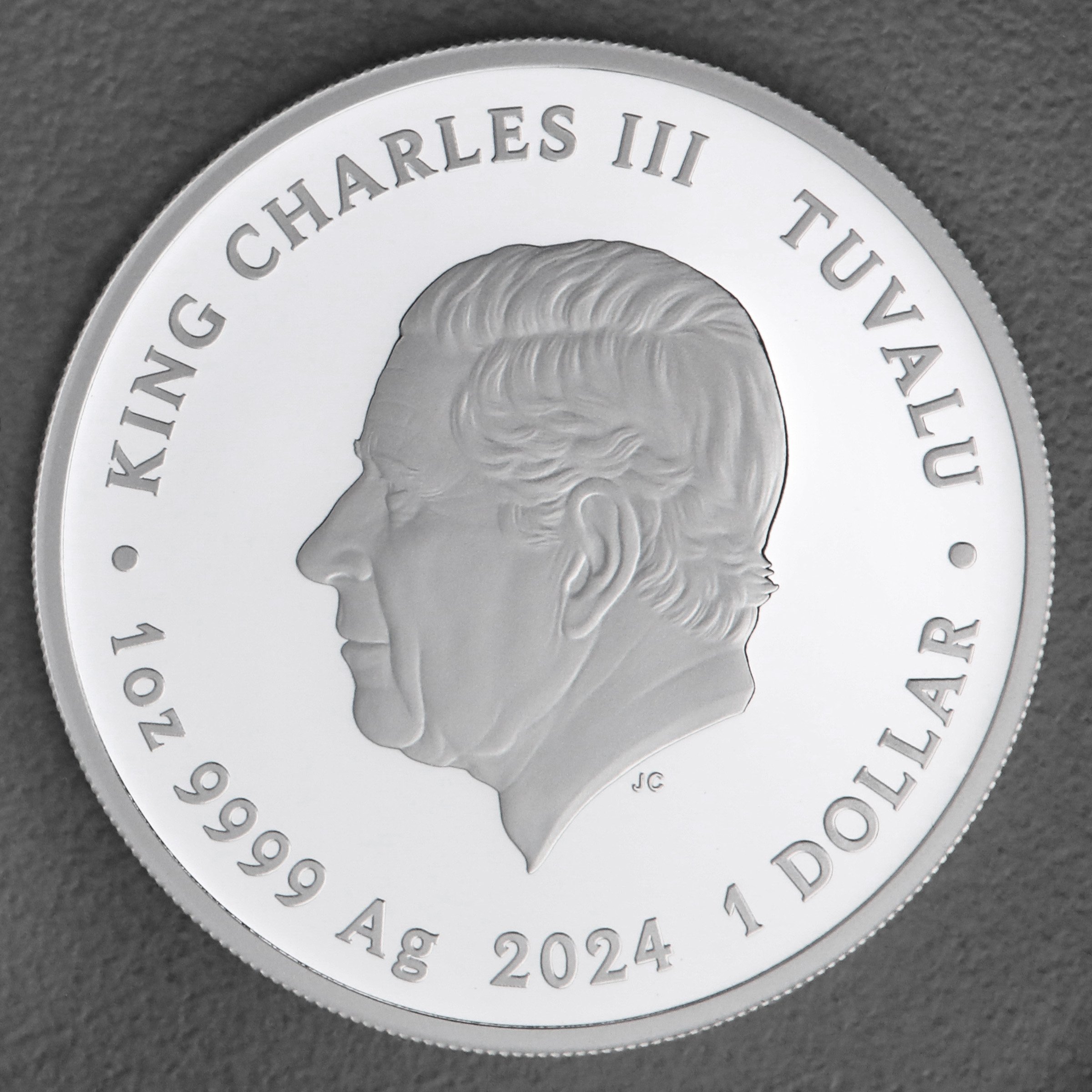 Silbermünze 1oz "SpongeBob & Friends" 2024 (PP/koloriert) (Tuvalu) - Detailansicht 1