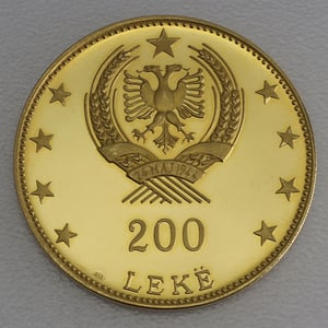 Goldmünze "200 Leke" 1968 (Albanien) - Miniaturansicht 2