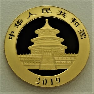Goldmünze 8g "Panda" 2019 (China) - Miniaturansicht 2
