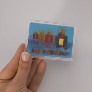 Goldbarren 1g "Geschenke/Happy Birthday" (Flip) - Miniaturansicht 2