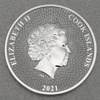 Silbermünze 1/4oz "Silver Star" 2021 diff. (Cook Islands) - Miniaturansicht 2