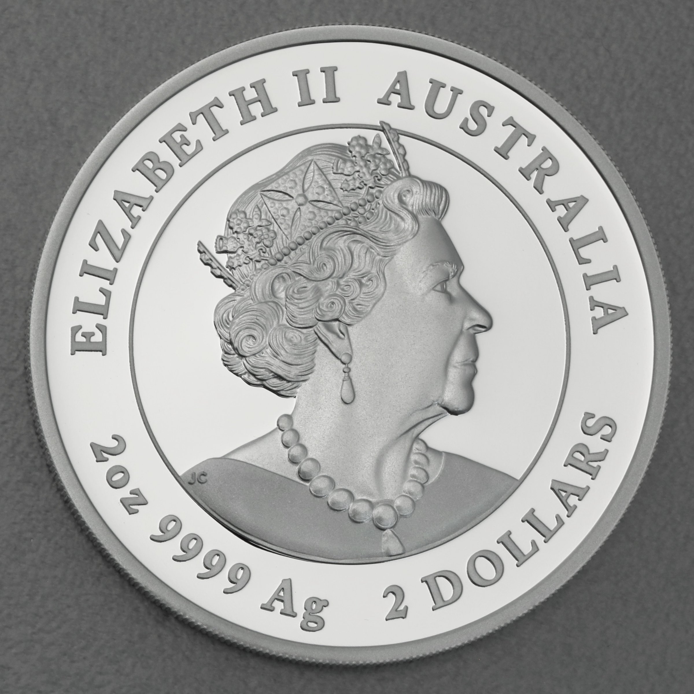 Silbermünze 2oz "Tiger" 2022 (PP) Lunar III – Year of the Tiger (Australien) - Detailansicht 1