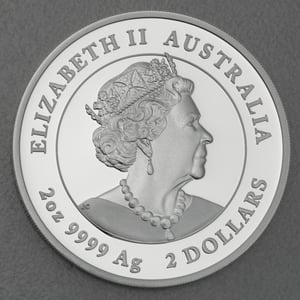 Silbermünze 2oz "Tiger" 2022 (PP) Lunar III – Year of the Tiger (Australien) - Miniaturansicht 2