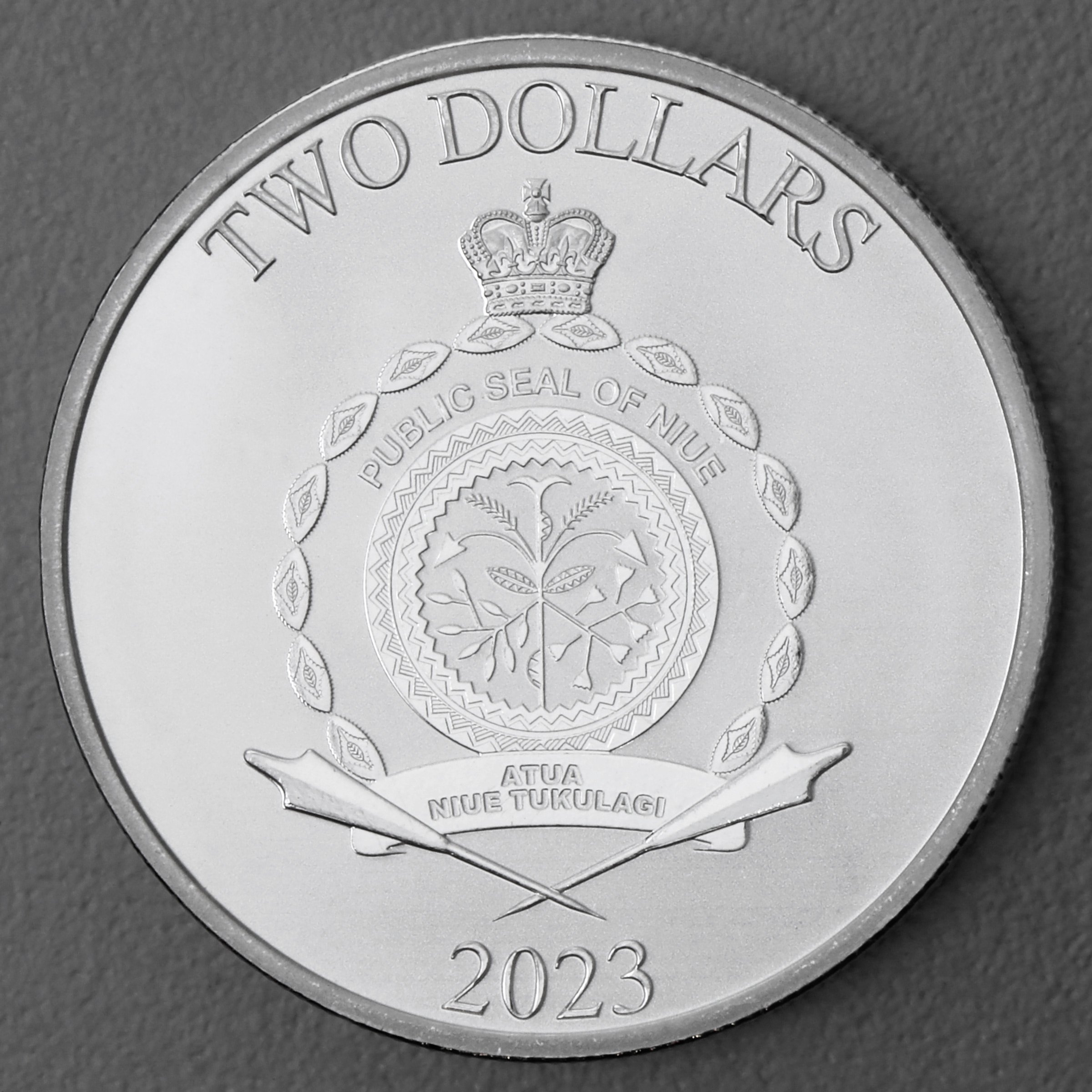 Silbermünze 1oz "Mickey & Minnie" 2023 Disney – Valentines diff. (Niue) - Detailansicht 1