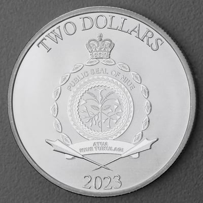 Silbermünze 1oz "Mickey & Minnie" 2023 Disney – Valentines diff. (Niue) - Miniaturansicht 2
