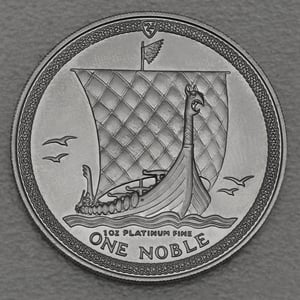 Platinmünze 1oz "One Noble" versch. Jahrg. diff. (Isle of Man) - Hauptansicht