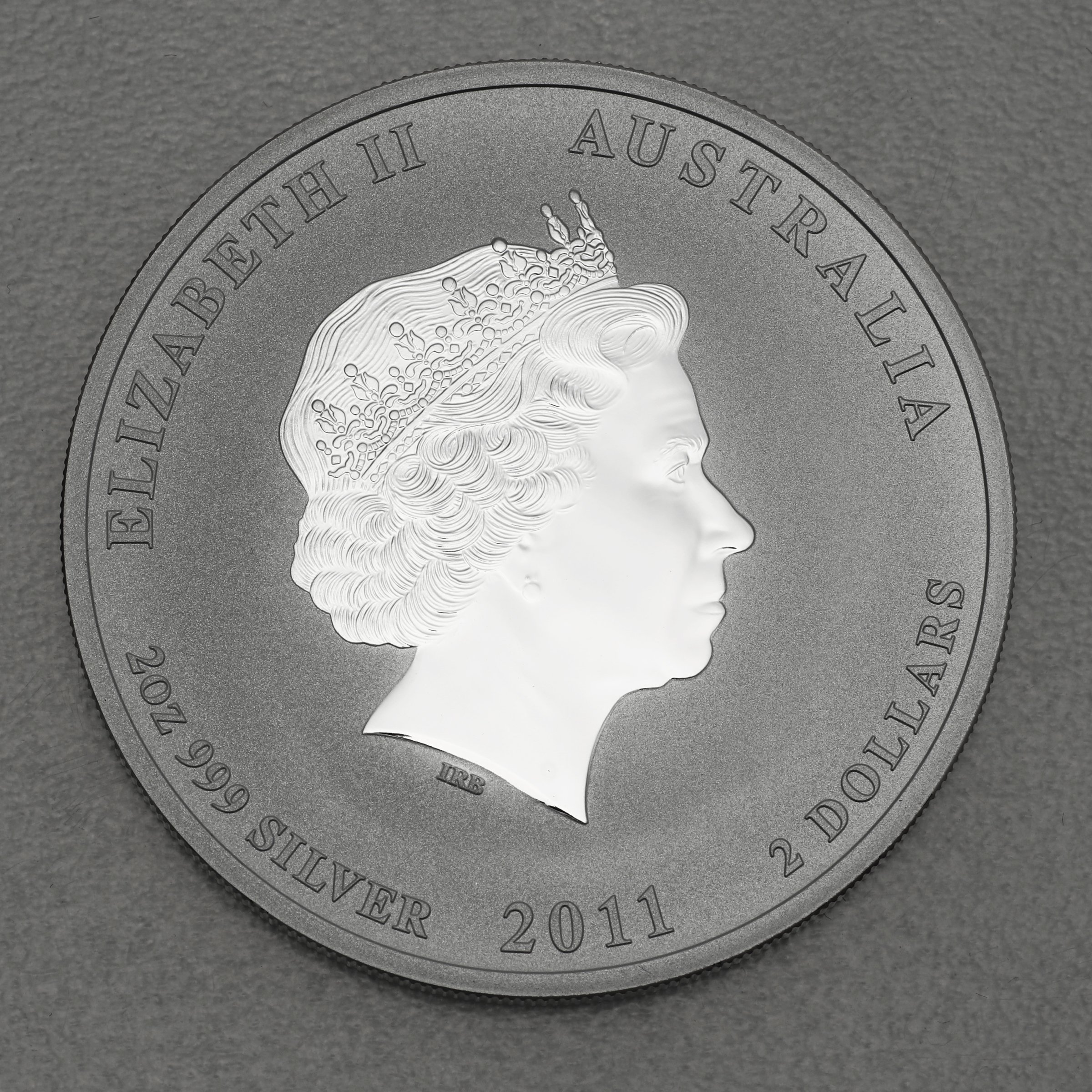 Silbermünze 2oz "Hase" 2011 Lunar II – Year of the Rabbit 19% (Australien) - Detailansicht 1