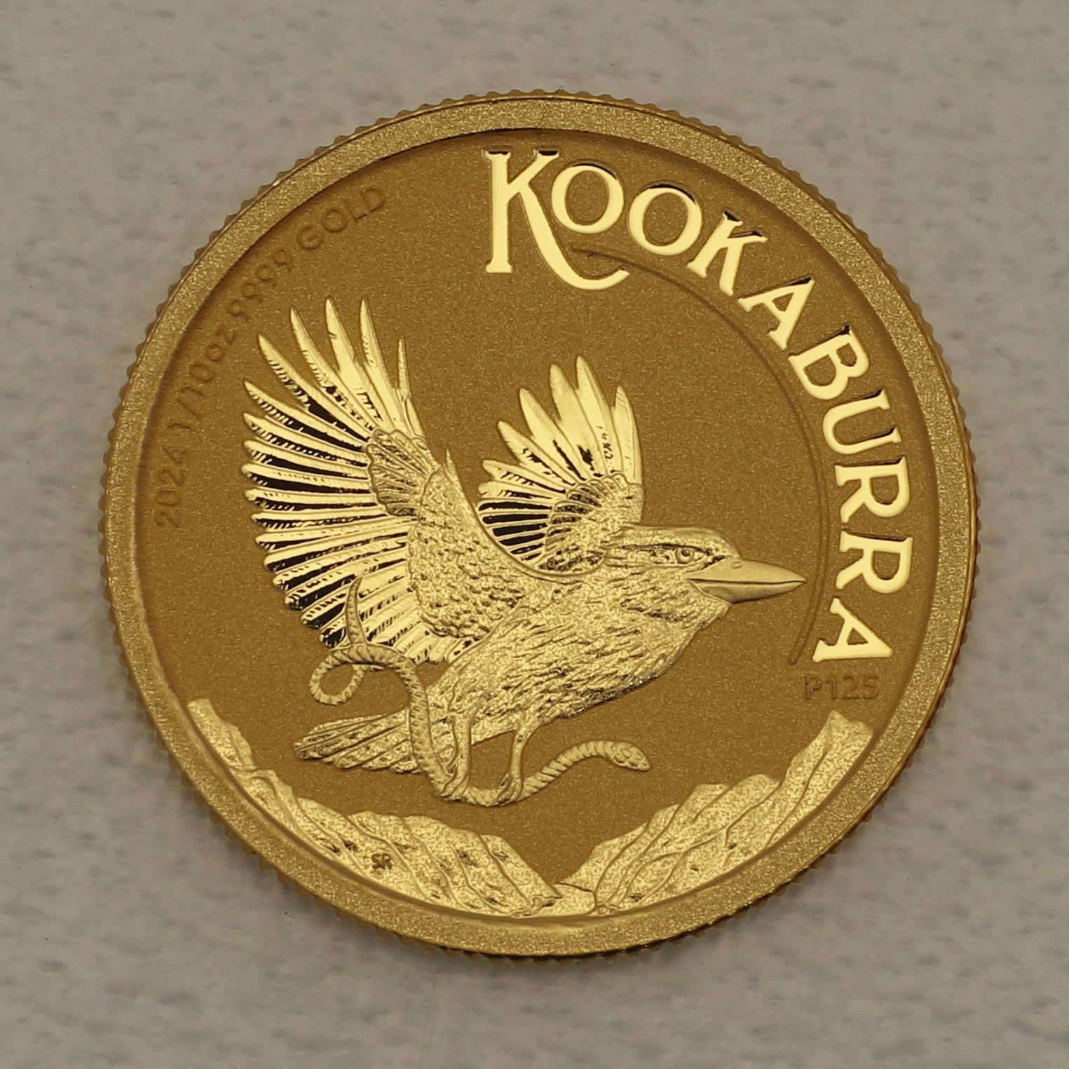 Goldmünze 1/10oz "Kookaburra" 2024 (Australien) - Hauptansicht