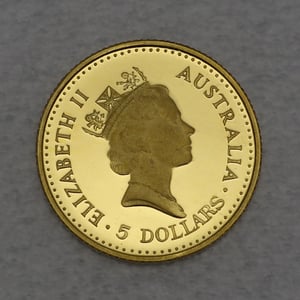 Goldmünze 1/20oz "Känguru" 1989 (PP) Australian Nugget (Australien) - Miniaturansicht 2