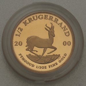 Goldmünzen 4 x "Krügerrand" 2000 (PP) Prestige Set – 4-teilig (Südafrika) - Miniaturansicht 5