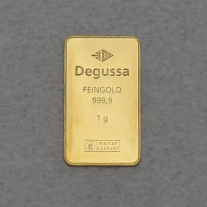 Goldbarren 100x 1g DEGUSSA Combicube - Miniaturansicht 4