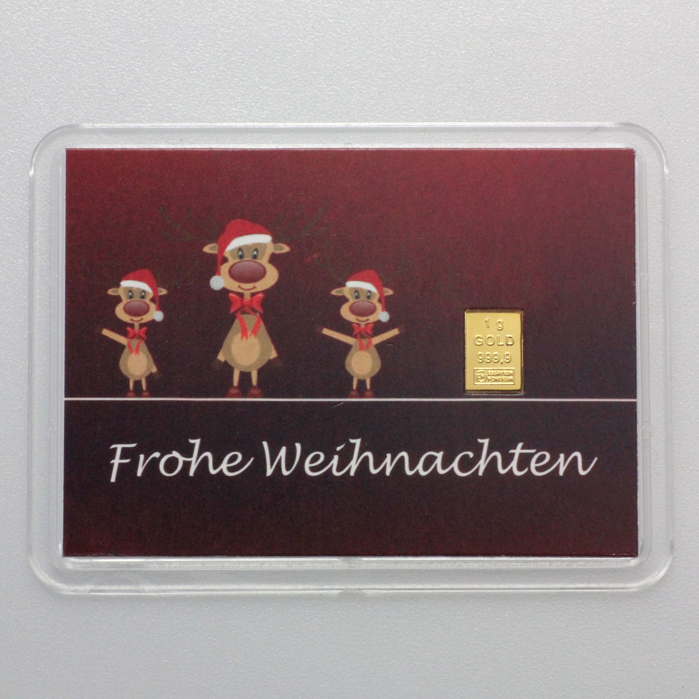 10x Motiveinleger "Rentiere/Weihnachten" - Hauptansicht