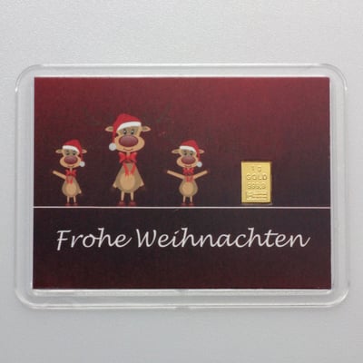 10x Motiveinleger "Rentiere/Weihnachten" - Hauptansicht