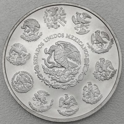 Silbermünze 2oz "Libertad" 2009 (Mexiko) - Miniaturansicht 2