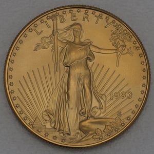 Goldmünze 1oz "American Eagle" 1993 (USA) - Hauptansicht