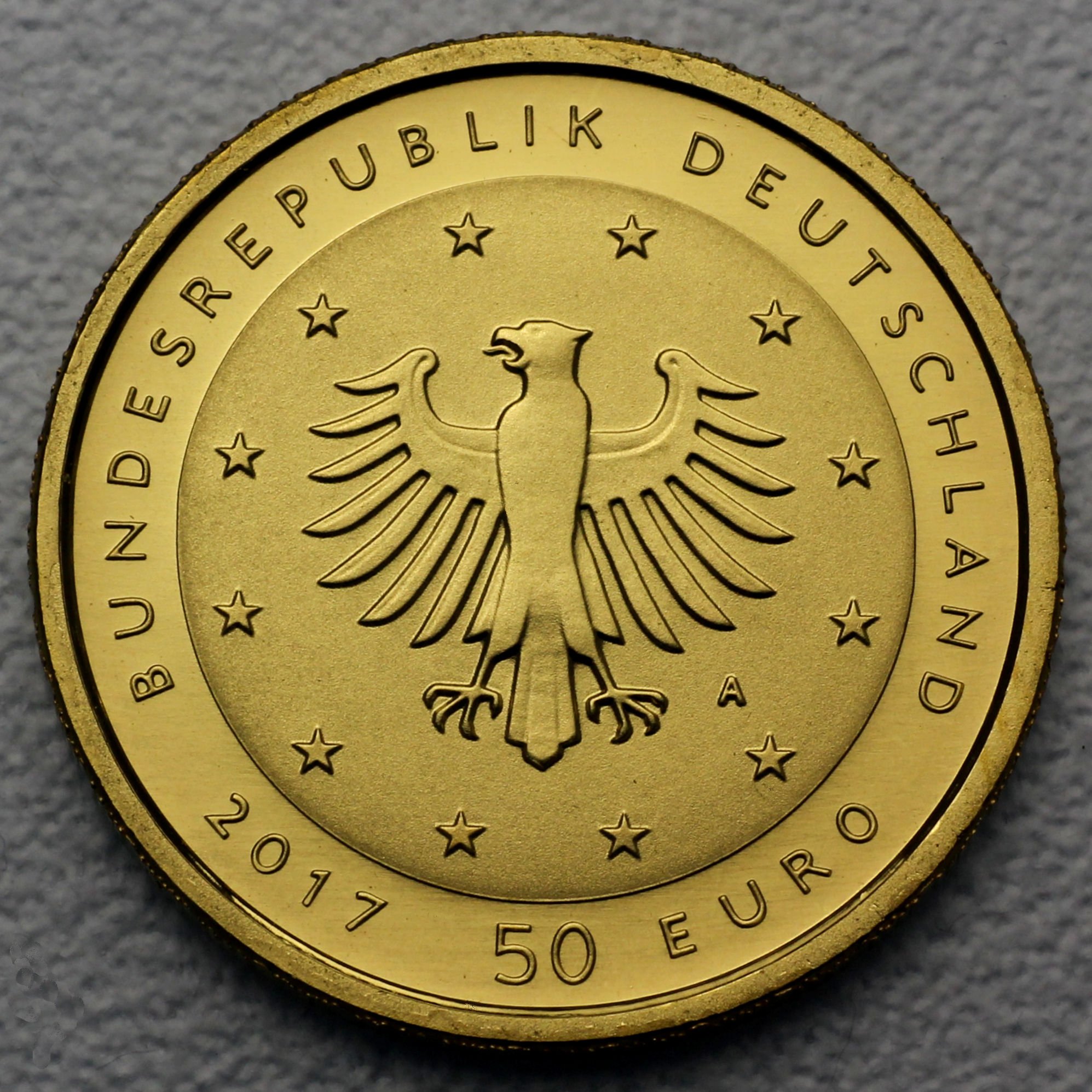 Goldmünze 50 Euro "Lutherrose" 2017 Reformation (Deutschland) - Detailansicht 1