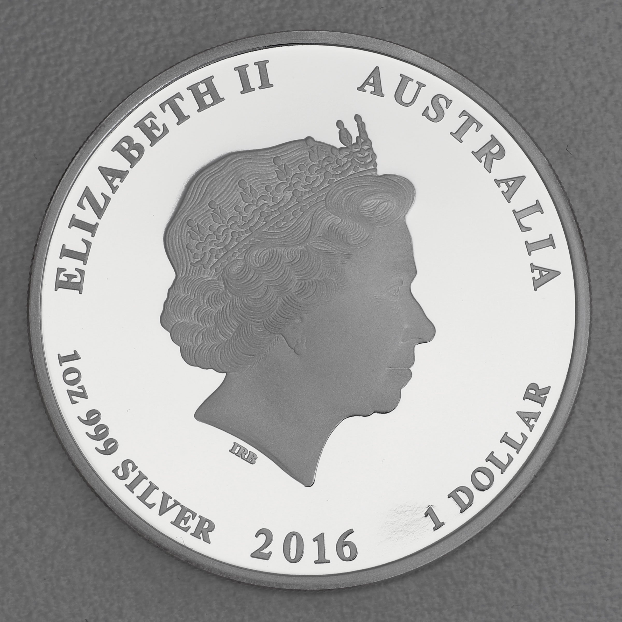 Silbermünze 1oz "Affe" 2016 (PP) Lunar II – Year of the Monkey (Australien) - Detailansicht 1