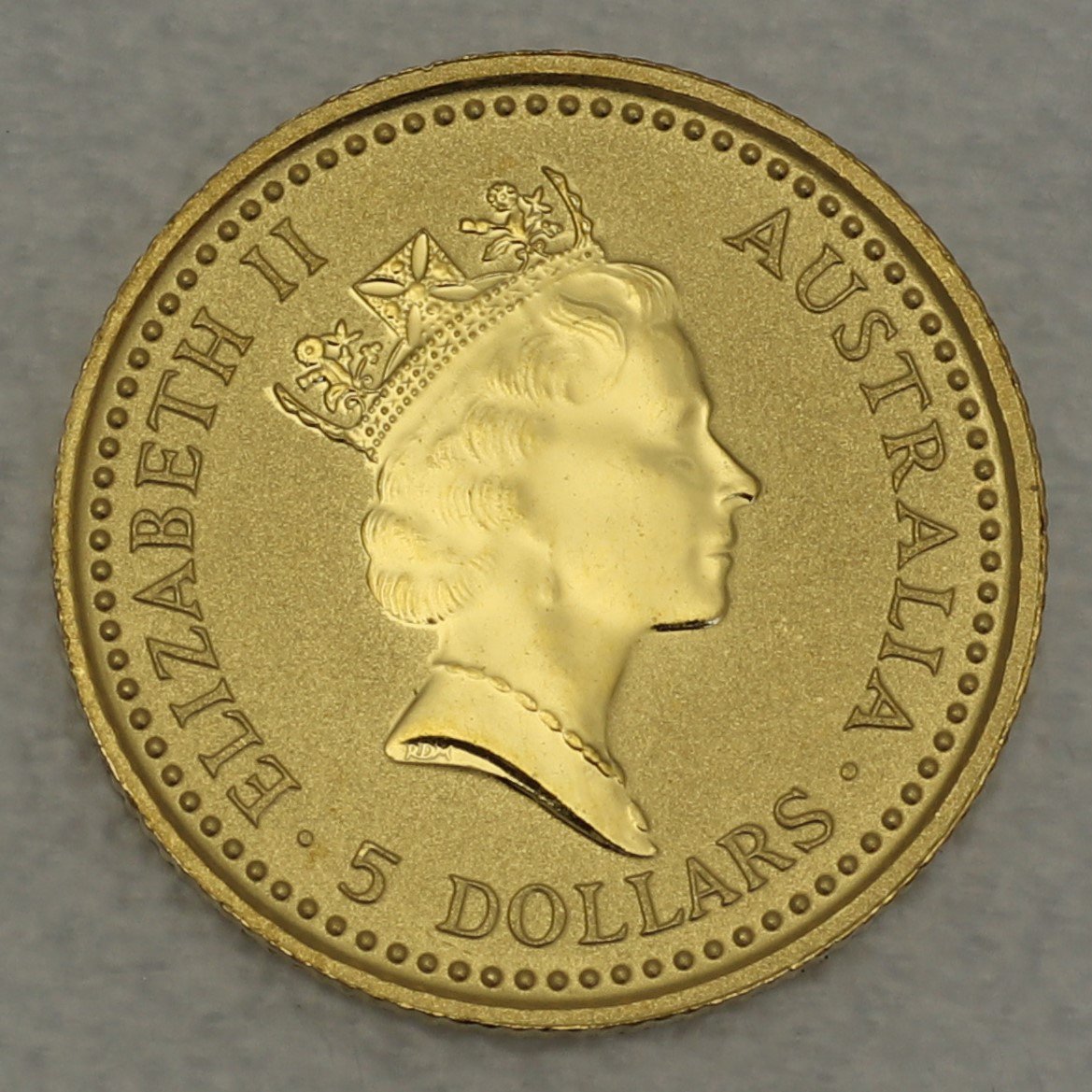 Goldmünze 1/20oz "Känguru" 1993 Australian Nugget (Australien) - Detailansicht 1