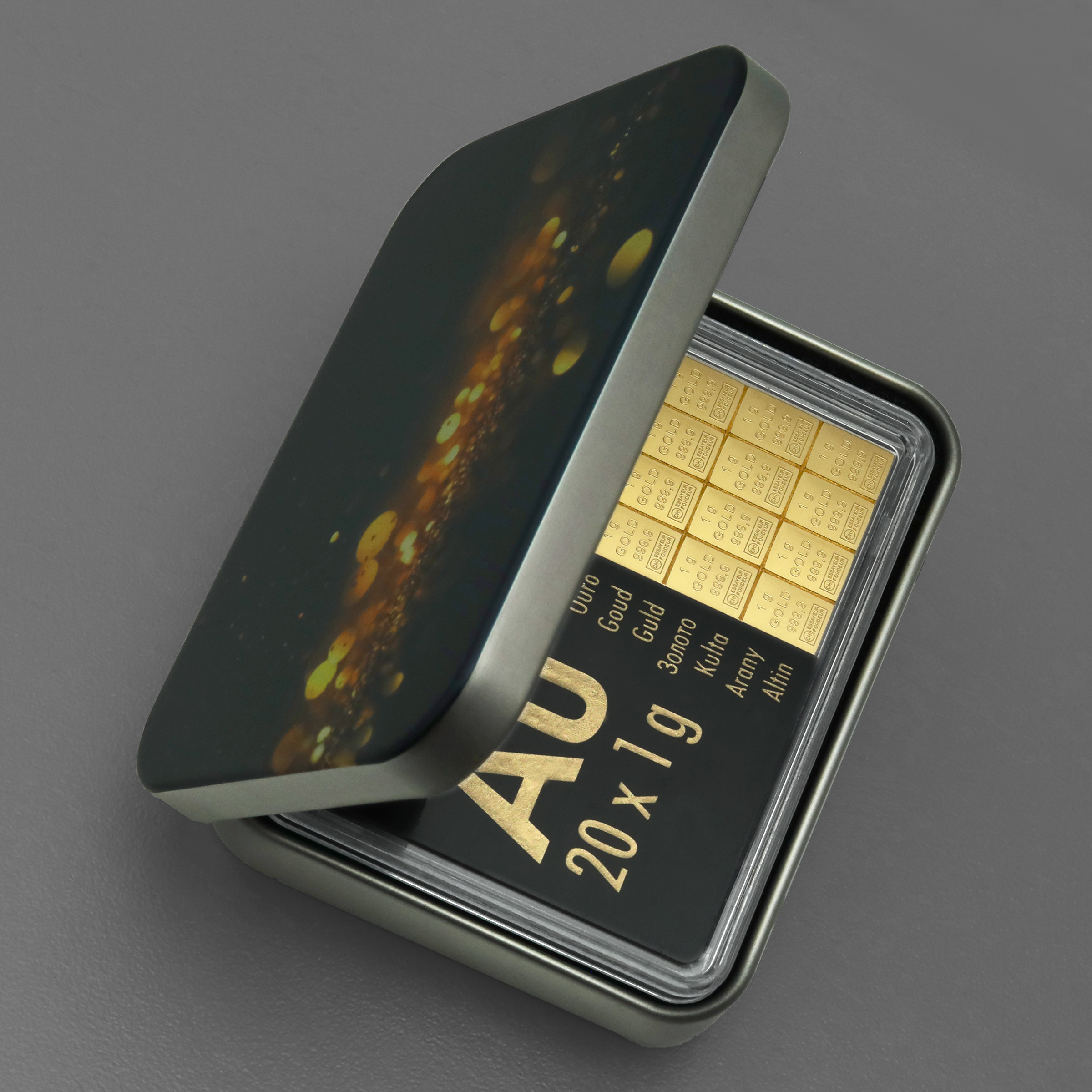 Geschenk-Box "Gold-Zauber" (eckig) - Detailansicht 5