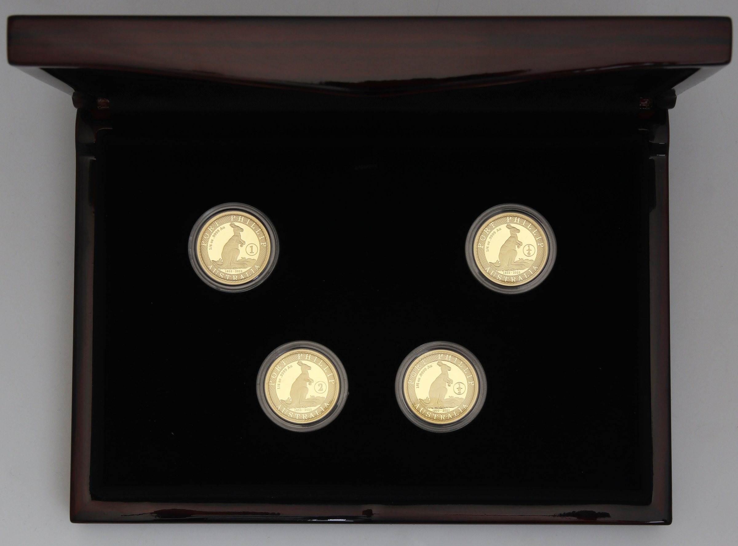 Goldmünzen "Port Phillip Pattern" 2023 Set – 4-teilig 170. Jubiläum (Australien) - Detailansicht 2