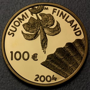 Goldmünze 100 Euro 2004 (Finnland) - Hauptansicht