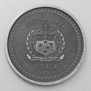Silbermünze 1oz "Pacific Mermaid" 2021" AF (Samoa) - Miniaturansicht 2