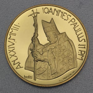 Goldmünze "50 Euro - 2002" Abrahams Opfer (Vatikanstadt) - Miniaturansicht 2