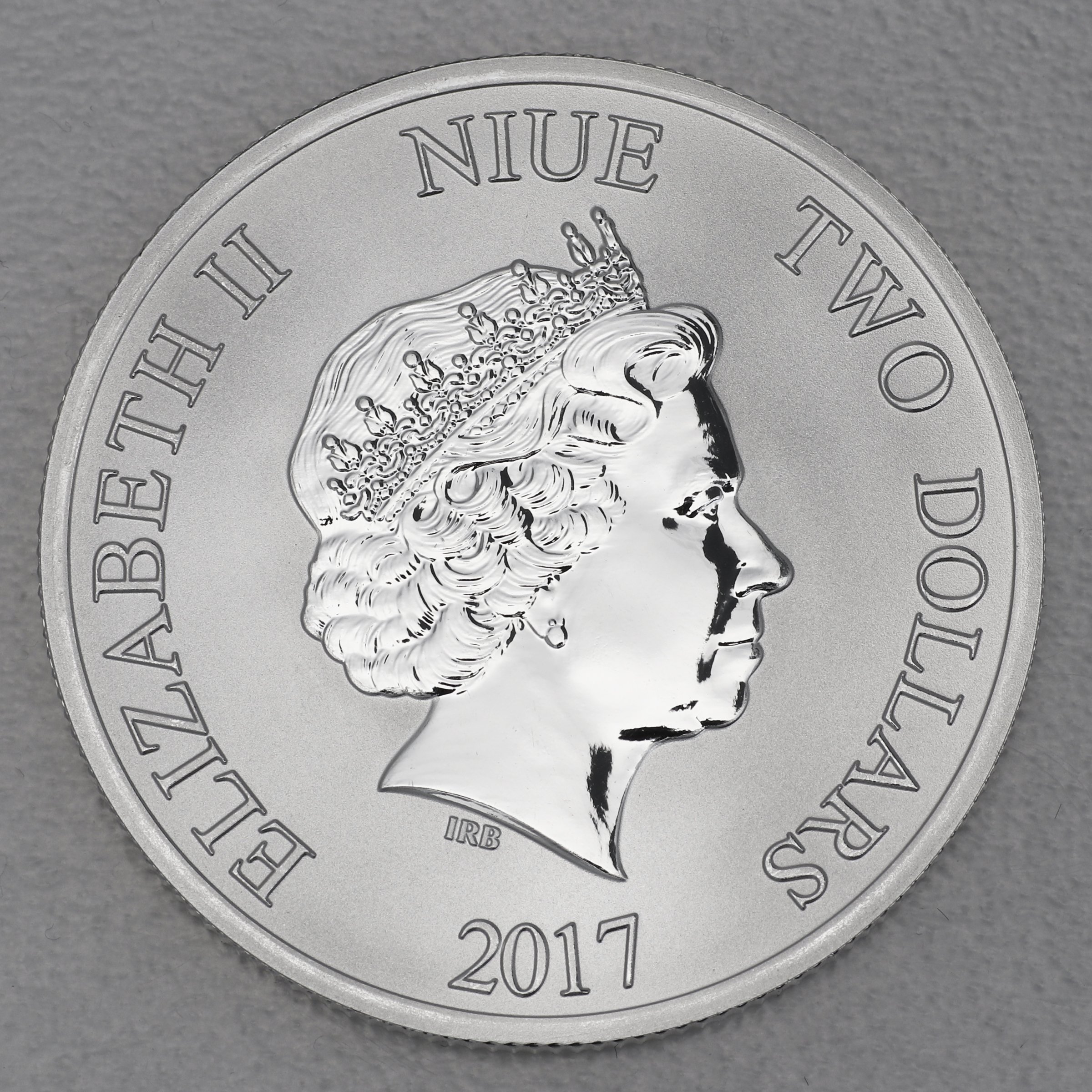 Silbermünze 1oz "Schildkröte" 2017 (vergoldet) (Niue) - Detailansicht 1