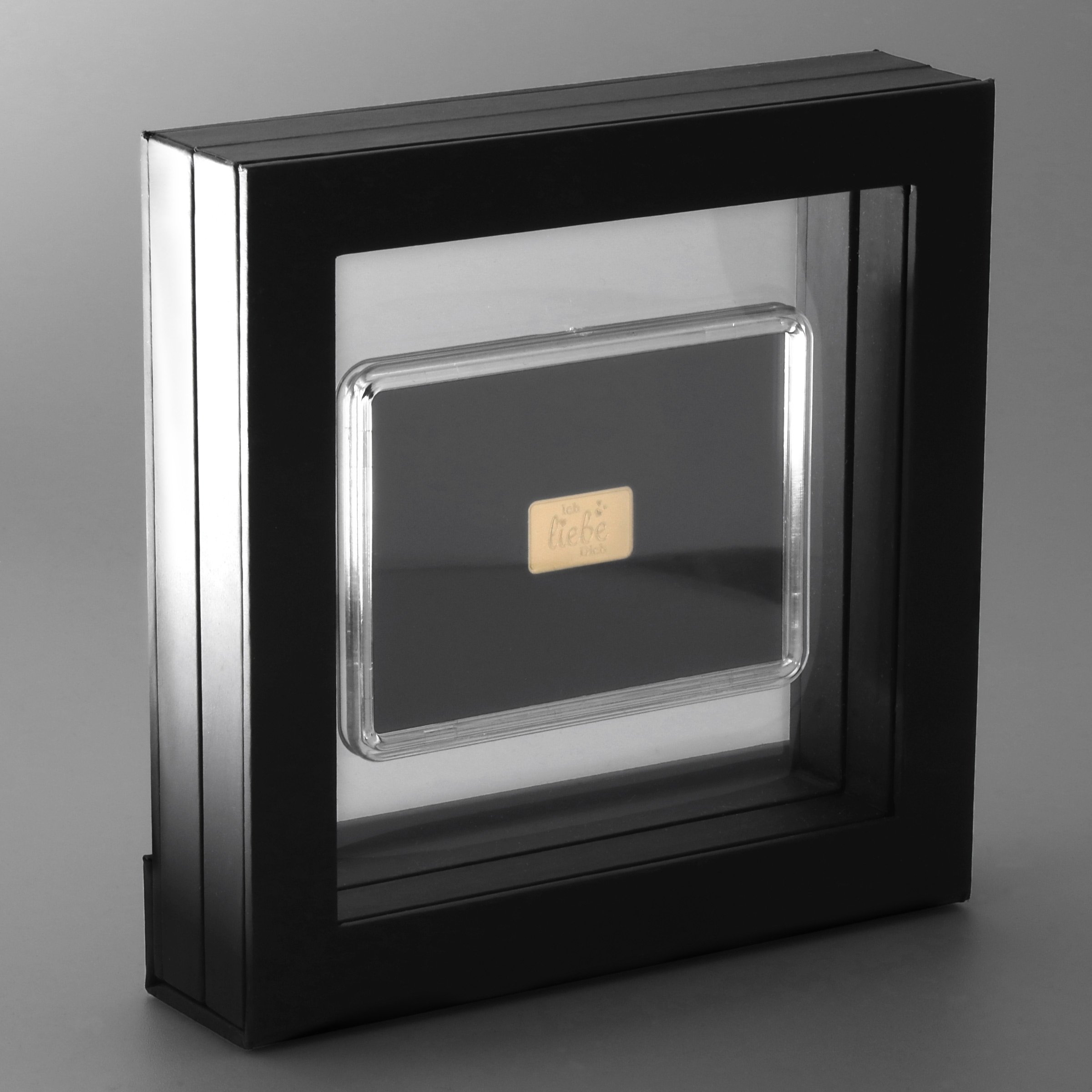 Geschenk-Box "Schweberahmen SoftTouch groß" 100 x 100mm Innenmaß - Detailansicht 5