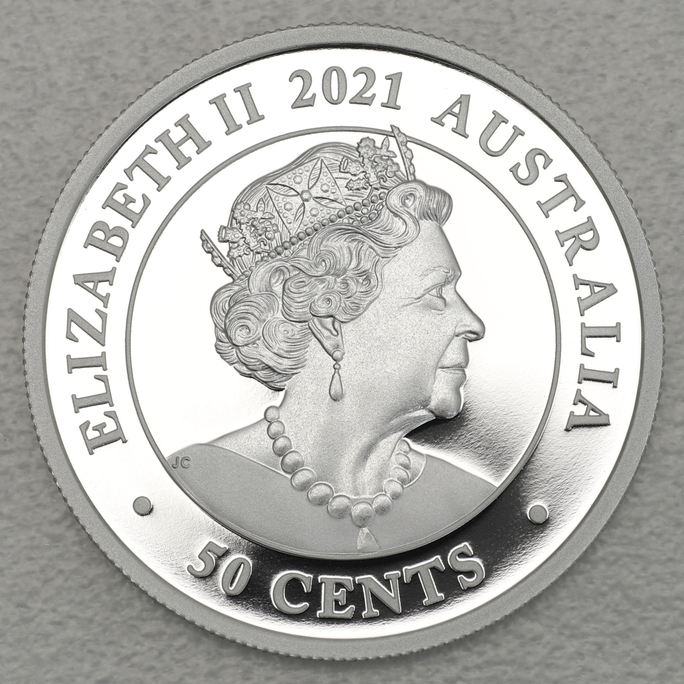 Silbermünze 1/2oz "Baby Wombat" 2021 (PP) Dreaming Down Under (Australien) - Detailansicht 1