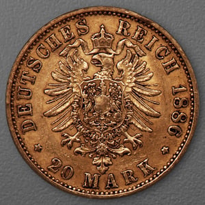 Goldmünze 20 Mark "Wilhelm I." 1886-A J.246 (Preußen) - Miniaturansicht 2
