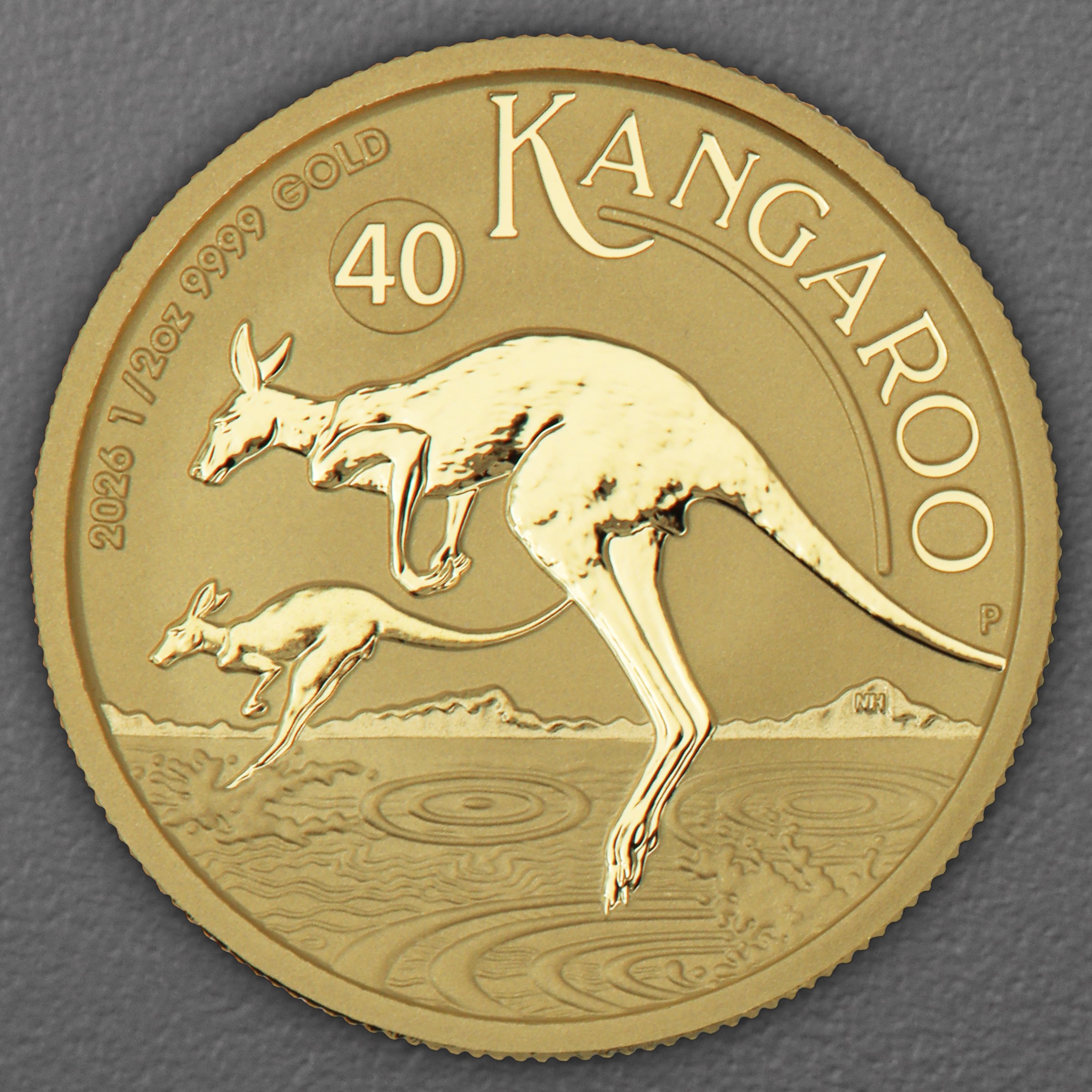 Goldmünze 1/2oz "Känguru" aktueller Jahrgang (Australien) - Hauptansicht