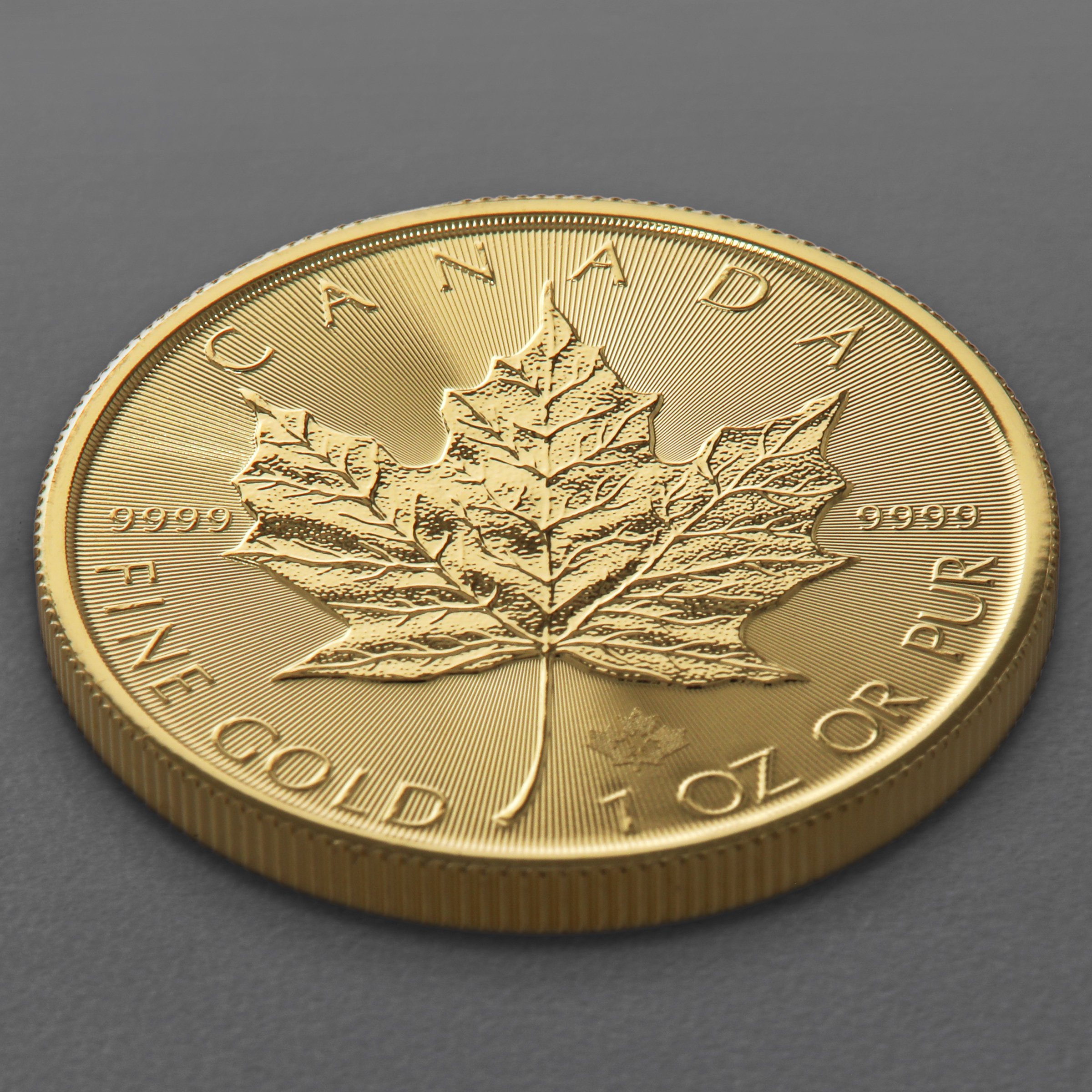 Goldmünze 1oz "Maple Leaf" aktueller Jahrgang (Kanada) - Detailansicht 2