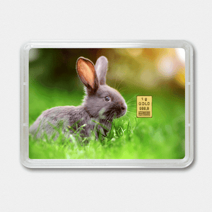 Goldbarren 1g "Ostern" (Flip) - Hauptansicht