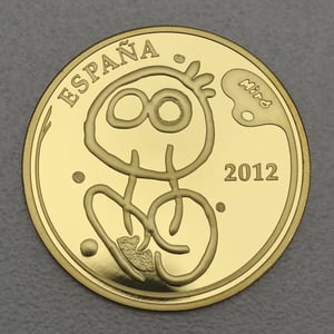 Goldmünze 400 Euro "Joan Miró" 2012 (Spanien) - Miniaturansicht 1