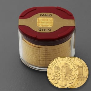 Goldmünze 10 x 1oz "Wiener Philharmoniker" aktueller Jahrgang Tube (Österreich) - Hauptansicht