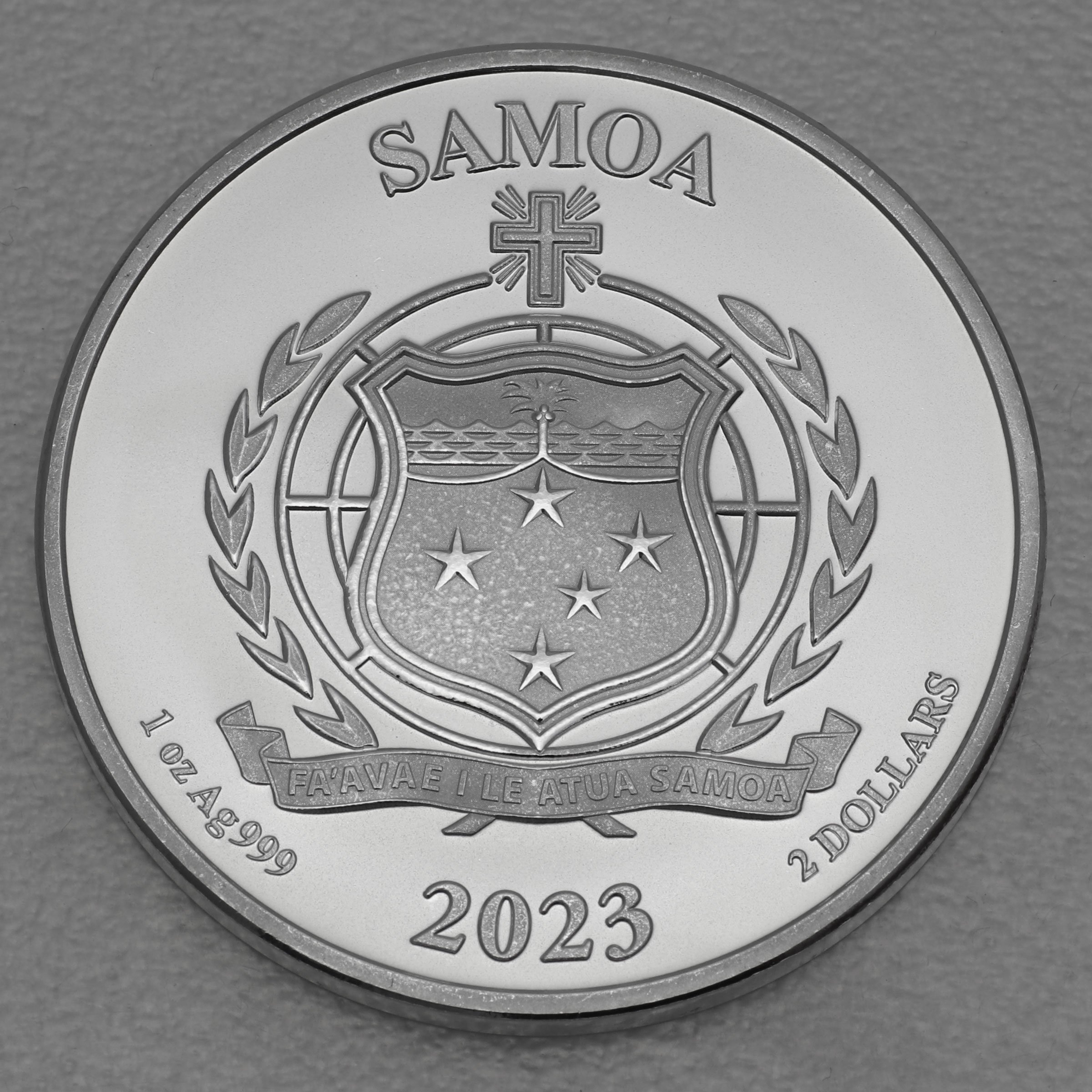 Silbermünze 1oz "Fast and Furious" 2023 Quater Mile at a Time (Samoa) - Detailansicht 1