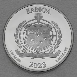 Silbermünze 1oz "Fast and Furious" 2023 Quater Mile at a Time (Samoa) - Miniaturansicht 2