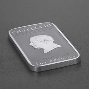 Silber Münzbarren 1oz "Rectangular Dragon" 2024 diff. (Australien) - Miniaturansicht 4