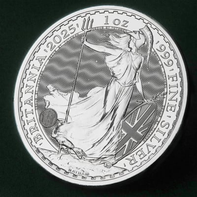 Silbermünze 1oz "Britannia" 2025 19% (Großbritannien) - Miniaturansicht 5