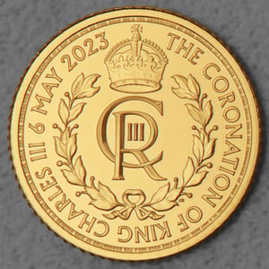 Goldmünze 1/10oz "Coronation Charles III." 2023 Coronation Coin (Großbritannien) - Hauptansicht